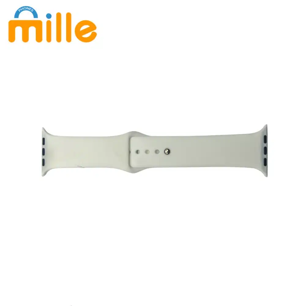 Bracelet Montre Connectée en Plastique Blanc – Confort & Simplicité – Image 2