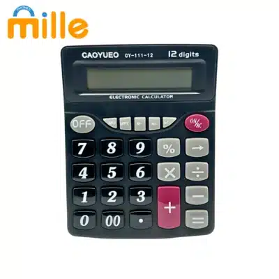 Calculatrice Électronique Caoyueo – Écran Grand Format, Calcul Rapide et Clavier Confortable