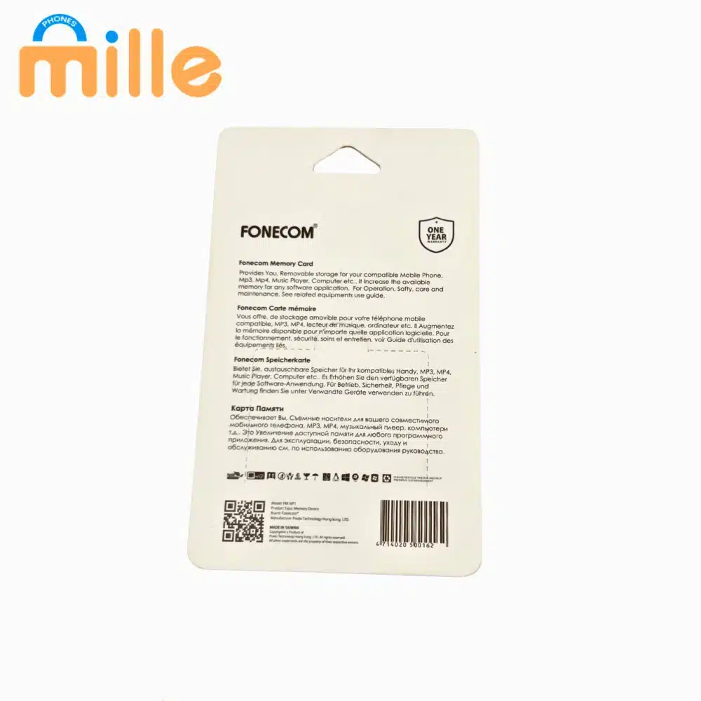 Carte Mémoire MicroSD Foncom – Capacités de 16 Go à 128 Go, Classe 10, Haute Vitesse et Fiabilité – Image 2