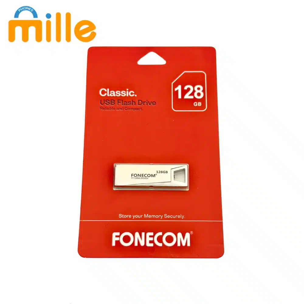 Clé USB Foncom – Capacités de 128 Go, USB 2.0, Design Compact et Stockage Pratique