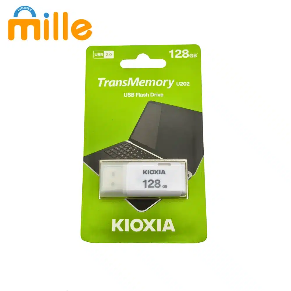 Clé USB Toshiba TransMemory U202 – Capacités de 128 Go, USB 2.0, Stockage Portable Fiable et Compact
