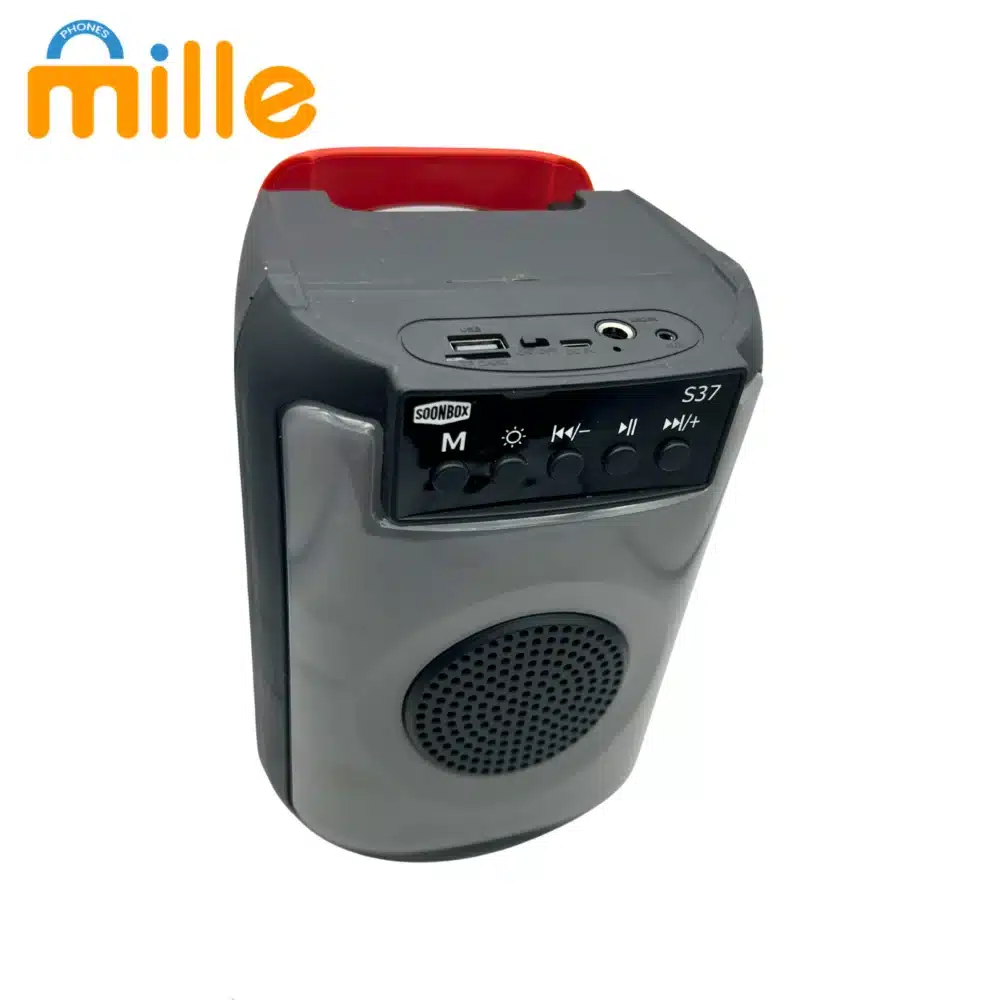 Enceinte Bluetooth Soonbox S37 – Son Puissant, Connexion Sans Fil, Autonomie Longue et Design Portable – Image 3