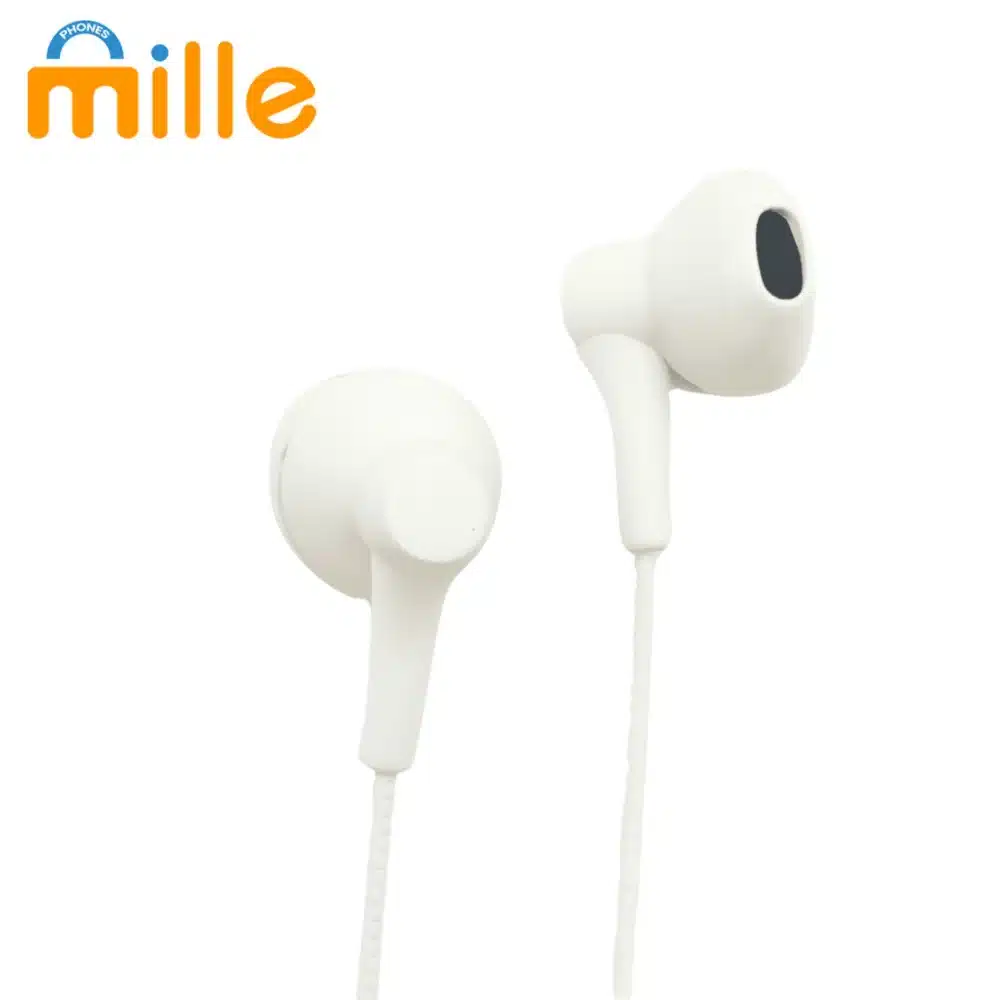 Mille Phones – Écouteurs Filaire 3.5 mm Universels avec Microphone Intégré