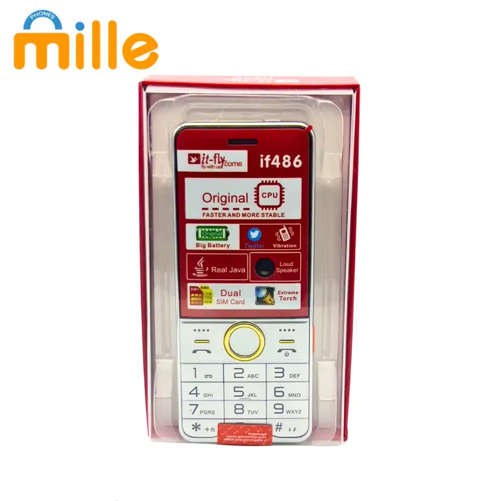Téléphone IT-FLY IF486 – Double SIM, Compact et Économique avec Radio FM et Lampe Torche – Image 3