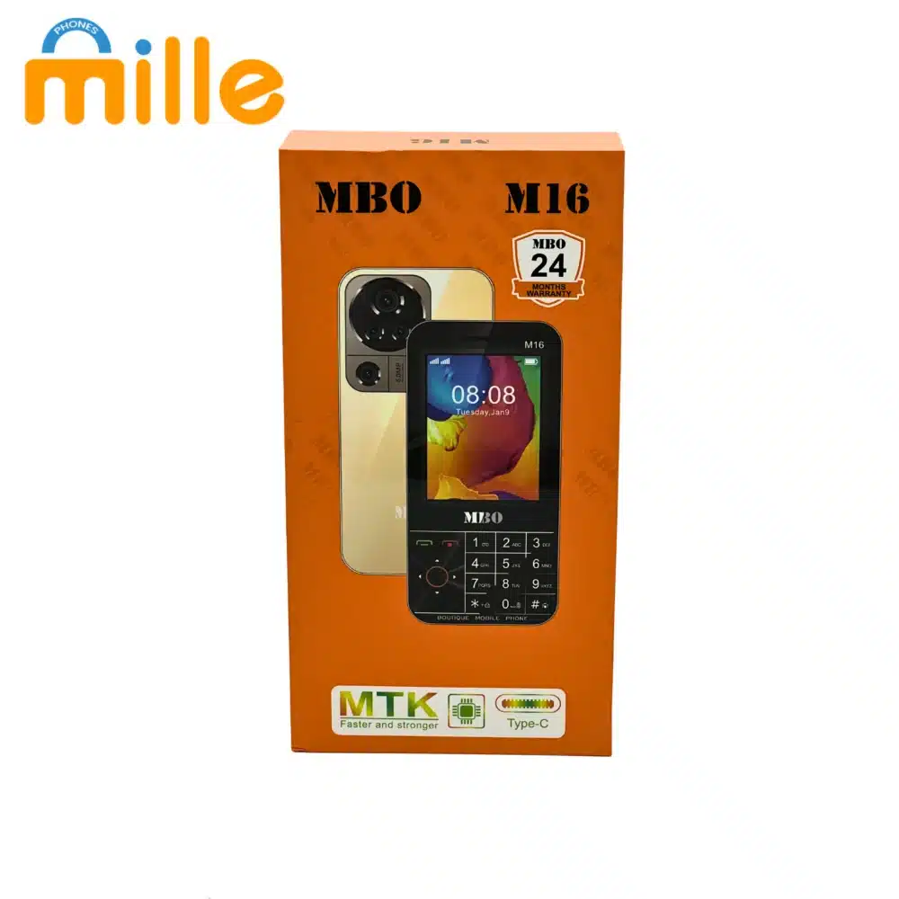 Téléphone MBO M160 – Double SIM, Compact, avec Radio FM et Lampe Torche – Image 3