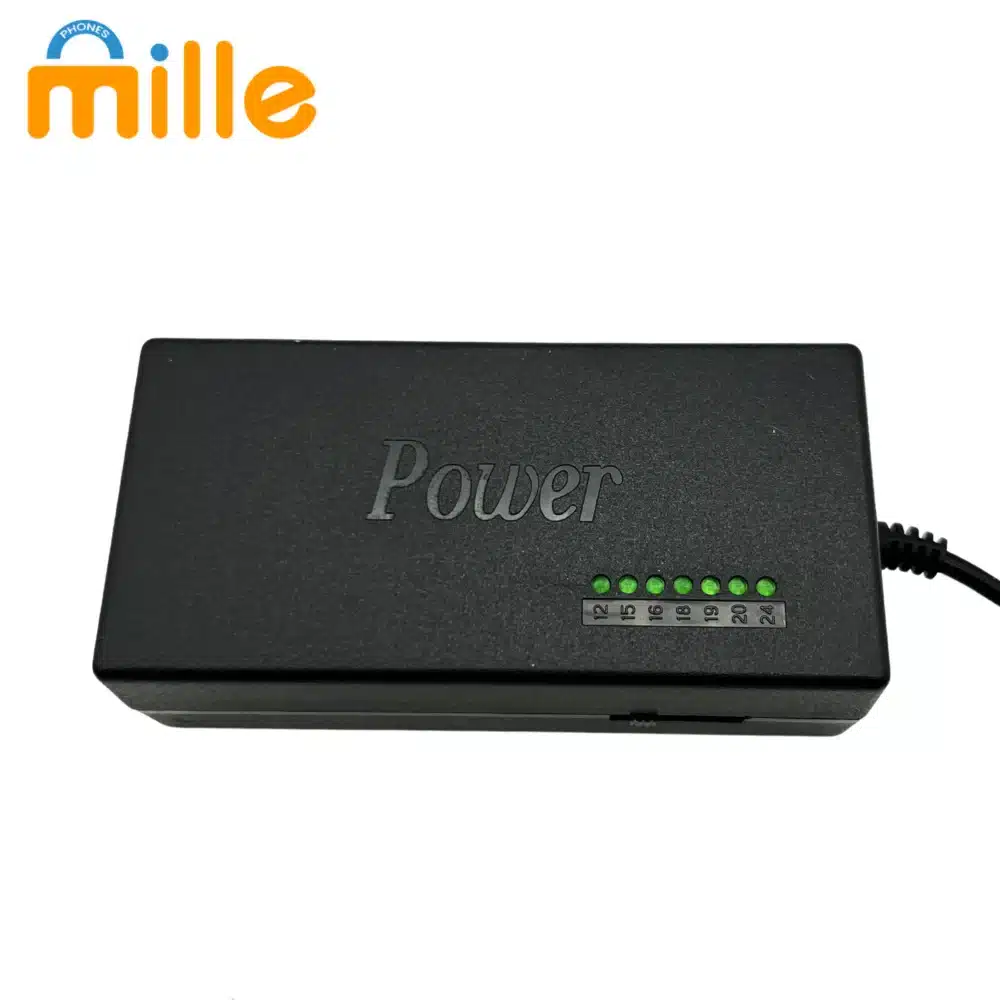 Adaptateur pour Ordinateur Portable AC/DC – Multi-Prises | Chargeur Universel | Compatible avec PC, Laptop, Tablette