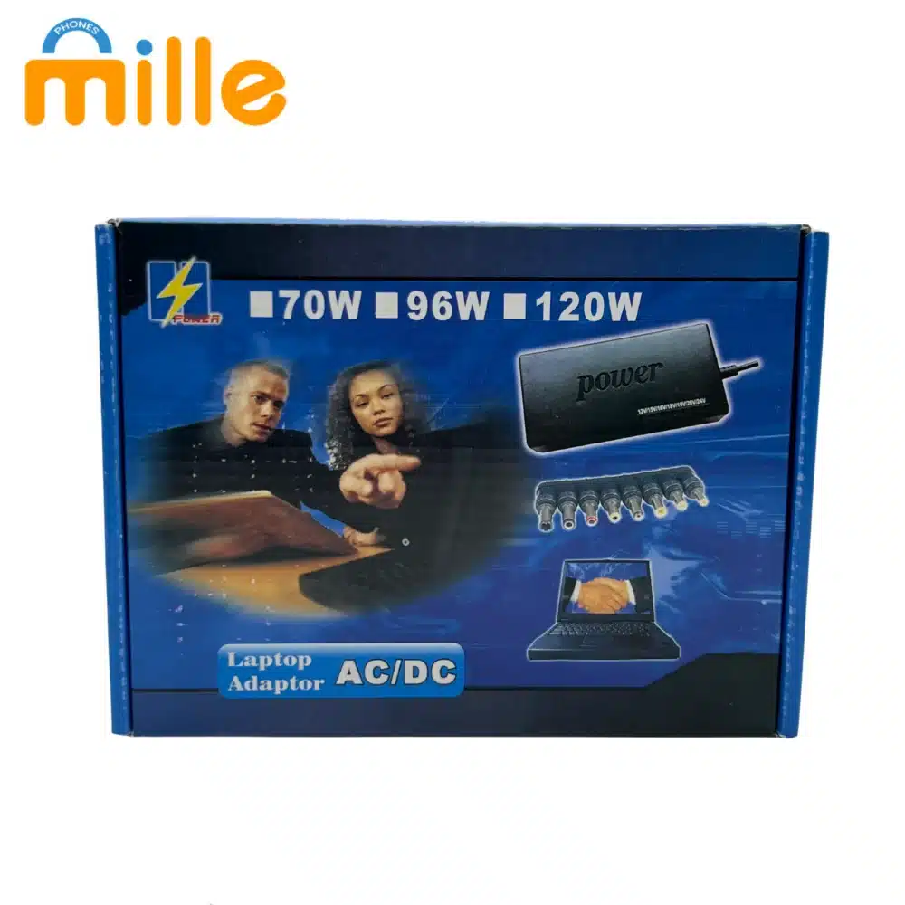 Adaptateur pour Ordinateur Portable AC/DC – Multi-Prises | Chargeur Universel | Compatible avec PC, Laptop, Tablette – Image 6
