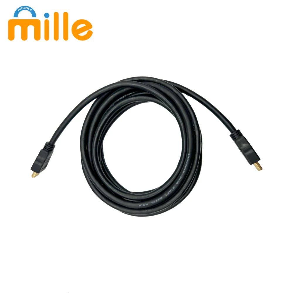 Câble HDMI Haute Qualité – 3 Mètres | 4K Ultra HD | Audio Vidéo Synchronisé | Compatible TV, PC, Consoles, Projecteurs – Image 3