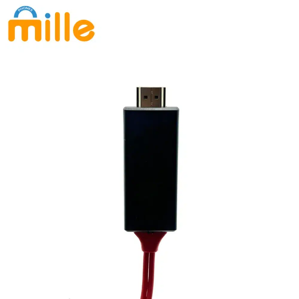 Câble HDTV Phone – Plug & Play 2mm | Connexion Smartphone vers TV | HDMI Haute Définition | Sans Appli, Sans Wi-Fi