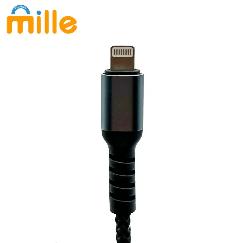 Câble HM Plus+ 3-en-1 – Charge Rapide PD-30 | Tressage Nylon Ultra Résistant | USB-C, Lightning & Micro USB – Image 3