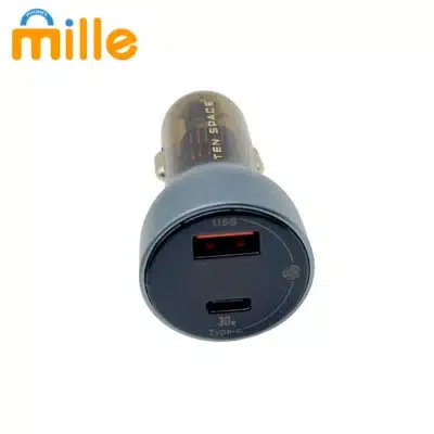 Chargeur-Voiture-Ten-Space-TS-CC104-–-48W-Double-USB-QC-4.0-PD-30W-Ecran-Digital-Eclairage-RGB-scaled
