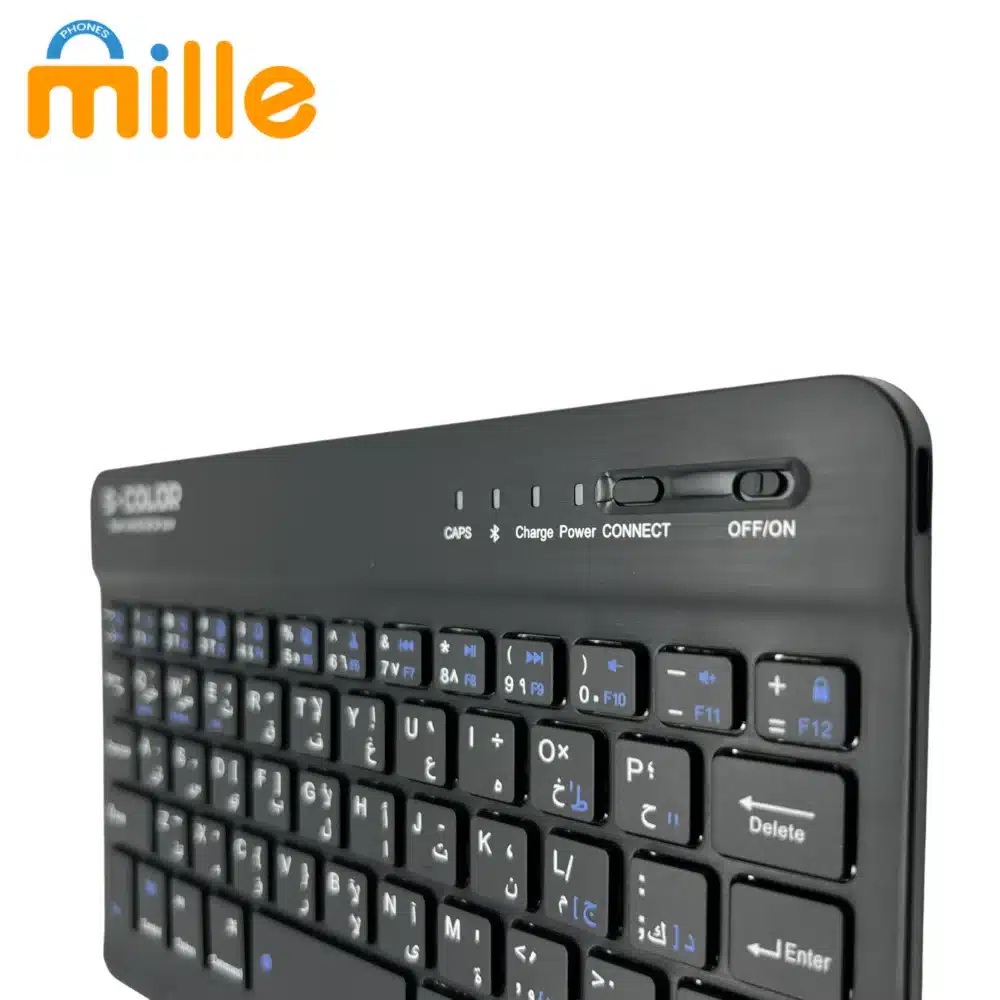 Clavier & Souris S-Color – Ensemble Sans Fil Bluetooth | Pour Tablette, iPad, Téléphone | Compact & Silencieux – Image 3