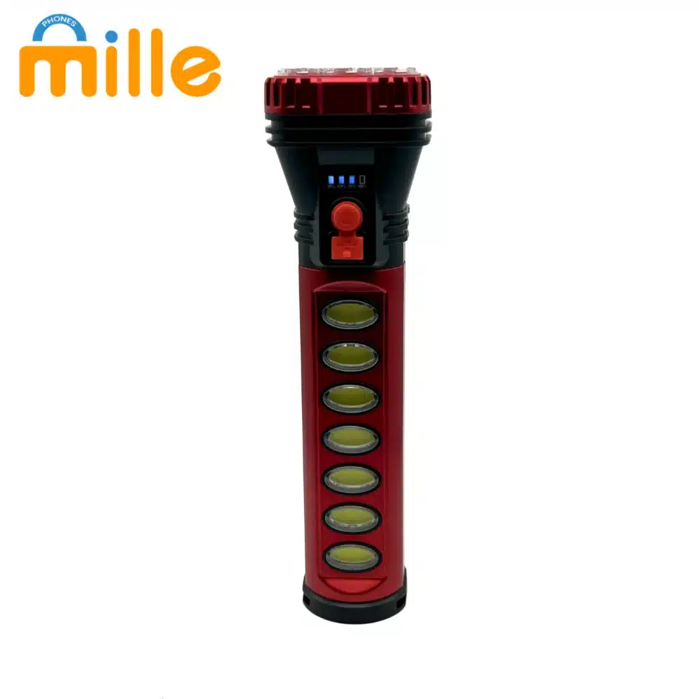 Hurry Bolt HB-707-1 – Lampe Solaire LED Multifonctionnelle Rechargeable avec Panneau Solaire | Éclairage d’Urgence, Camping, Maison et Extérieur