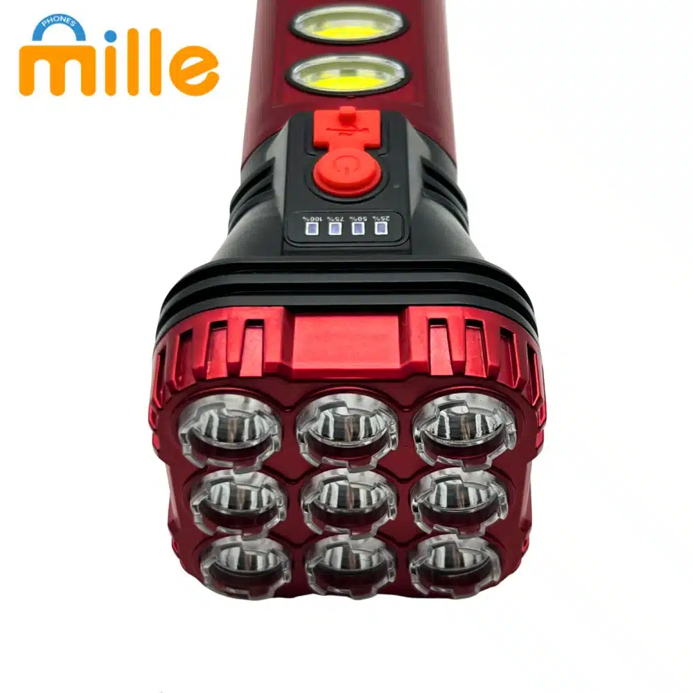 Hurry Bolt HB-707-1 – Lampe Solaire LED Multifonctionnelle Rechargeable avec Panneau Solaire | Éclairage d’Urgence, Camping, Maison et Extérieur – Image 2