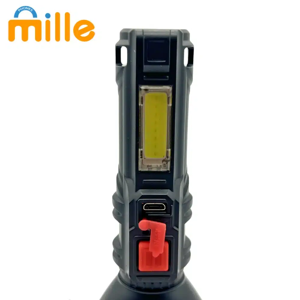 Lampe de Poche USB L-830 avec Indicateur de Batterie | Rechargeable | Fonction d’Éclairage Puissant | Pratique et Compact – Image 3