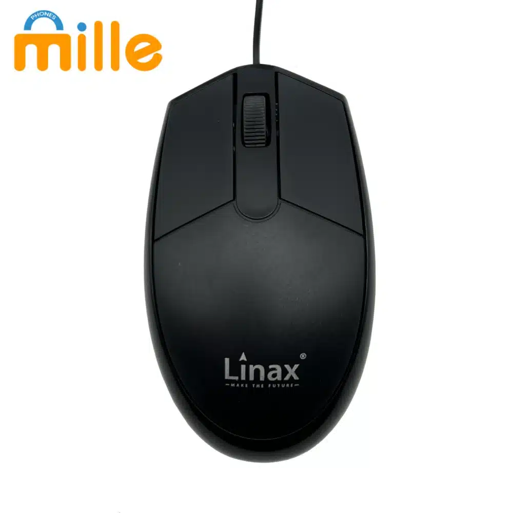 Souris Filaire Linax M624 – Souris Optique USB Haute Précision pour PC et Laptop, Design Ergonomique