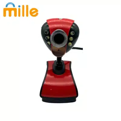 Webcam Mille HD avec Micro et LED – Caméra USB pour PC, Appels Vidéo, Cours en Ligne et Streaming